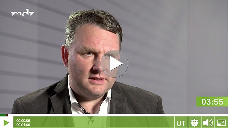 Christian Hartmann im MDR-Studio